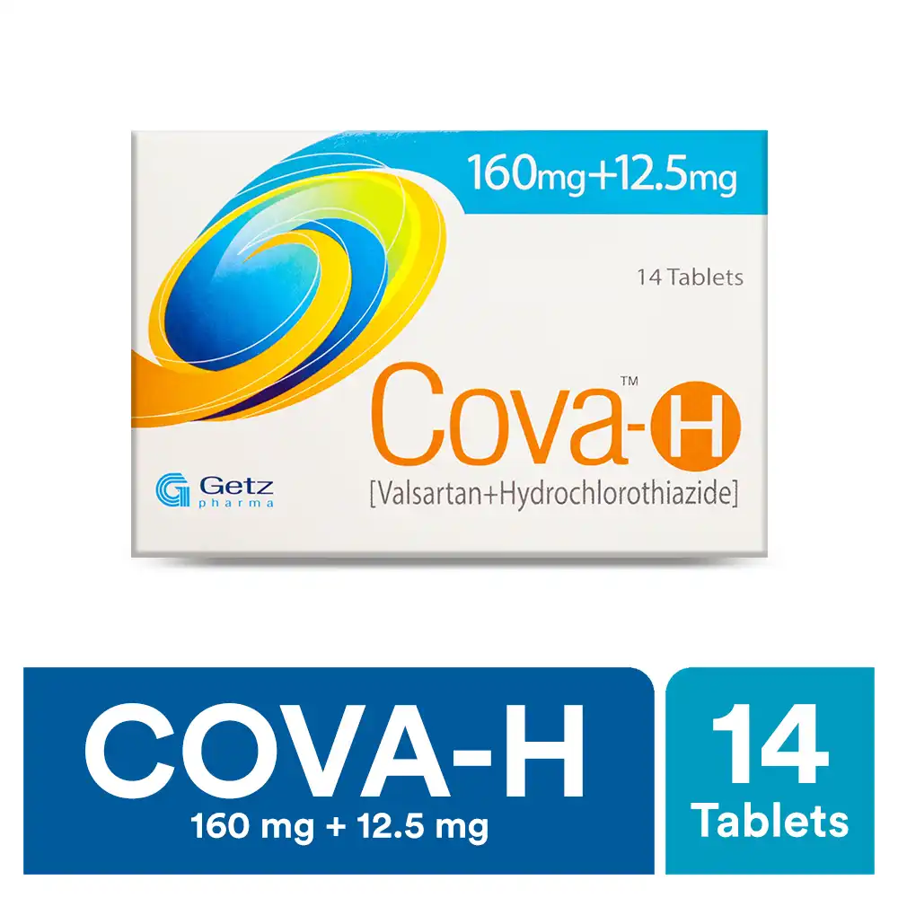 Cova-h 160mg+12.5mg Tablets